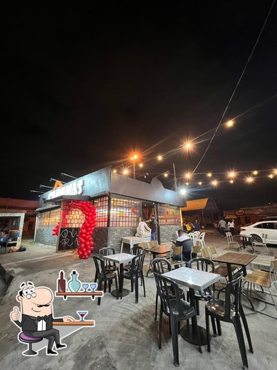 O interior do Cab Burger - Recanto das Emas (Cabanas Burguer)