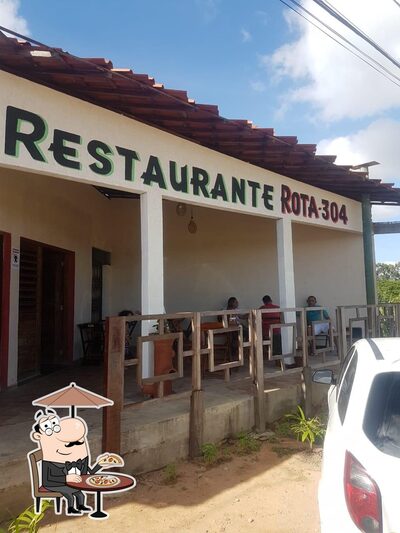 O exterior do Restaurante Rota 304