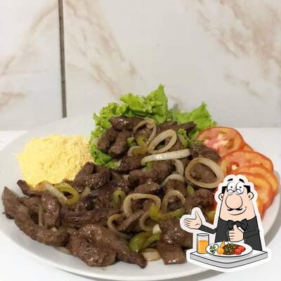 Comida em Romeros Bar