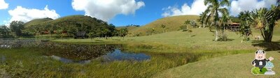 Você pode espairecer no na área externa do Restaurante Reserva Aroeira