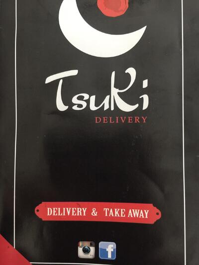 A publicidade apresenta informações sobre o Tsuki