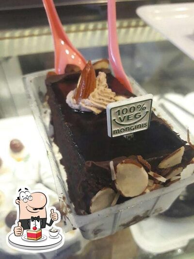 Monginis Cake Shop provides a selection of sweet dishes