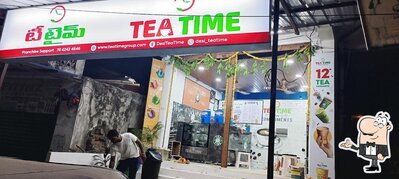 Take a seat at one of the tables at TEA TIME