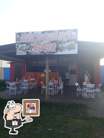 O interior do Quiosque Do Espeto