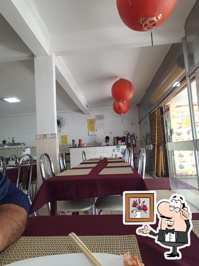 O interior do Brazilian China do fortuna