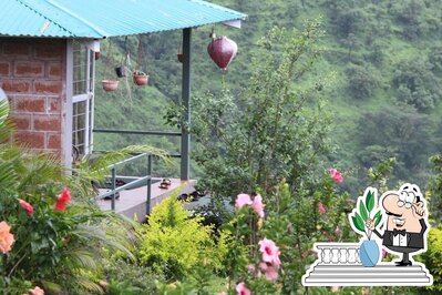 Enjoy the view at the outside area of Gurusparsh Resort