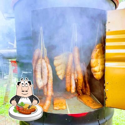 Comida em Pousada e Camping Beira Rio - Aldeia Velha/ RJ