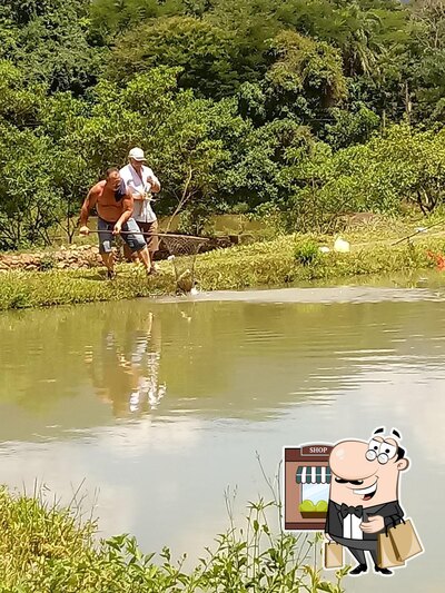 O exterior do Pesque e Pague do Bininho