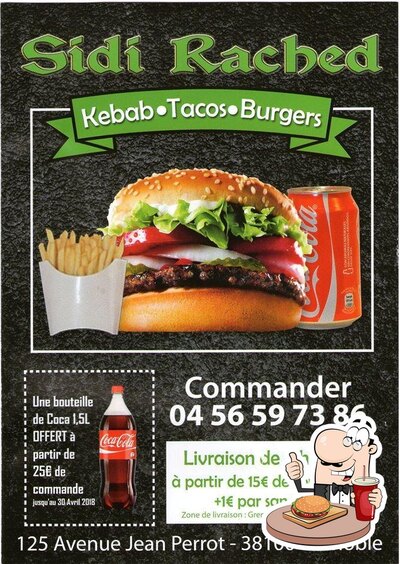 Commandez un hamburger à Sidi Rached