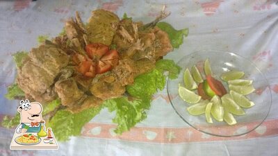 Comida em Quintal da pizza