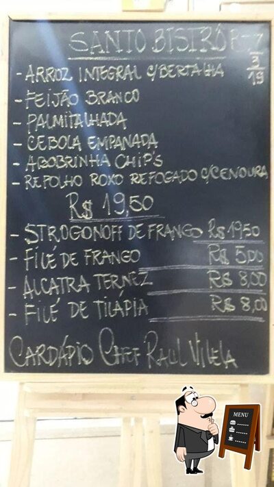 Experimente os pratos do dia do menu do quadro negro
