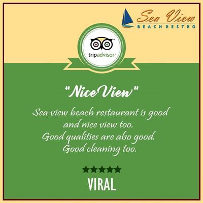 Here’s the advertisement of Sea View Beach Restro