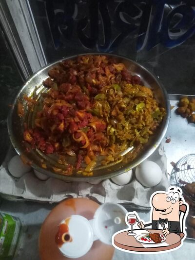 Try out meat meals from the menu