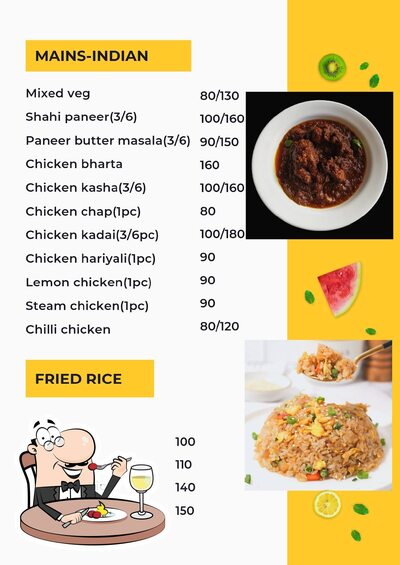 Meals at ICCHE HOLO TAI