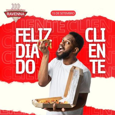 A publicidade apresenta informações sobre o Super Burger e Pizzas Ravenna. Lages SC