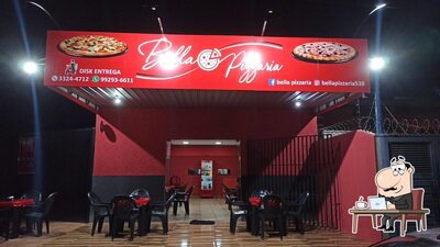Veja imagens do interior do Bella Pizzaria