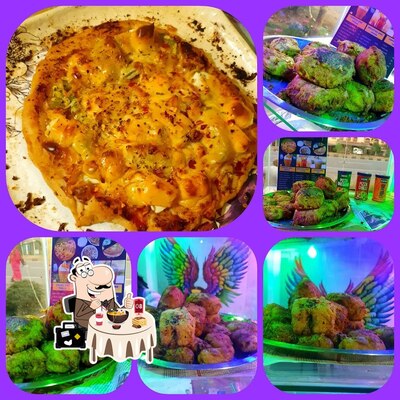 Meals at Radharaman,s pizzarea