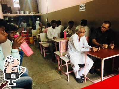 The interior of मेघराज टी हाउस