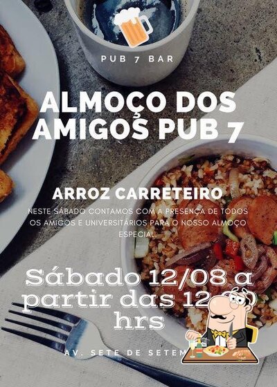 Platos en Pub 7