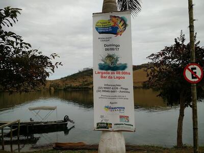Aqui está a publicidade do Bar da Lagoa