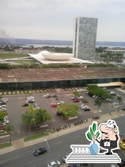 Desfrute da vista do exterior Senac