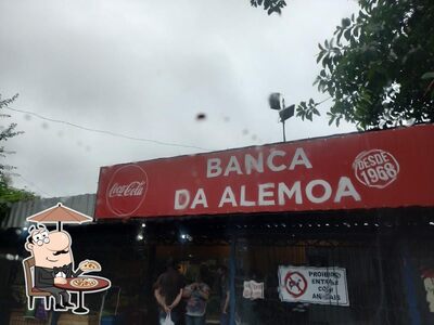 Desfrute da vista da área externa do Banca da Alemoa