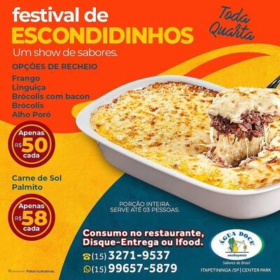 Aqui está a publicidade do Cachaçaria Água Doce
