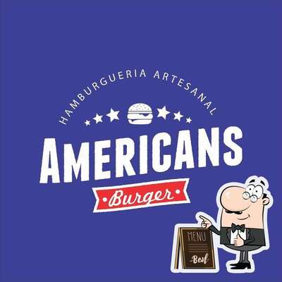 O Americans Burguer tem seu próprio respresentação visual