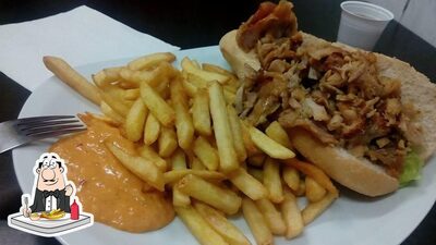 A Coq Minute vous pouvez profiter des frites, des pommes frites
