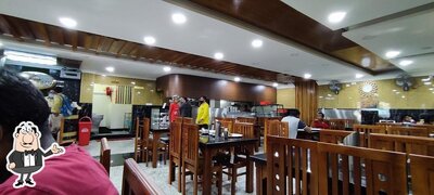 The interior of New Jolly biriyani hotel