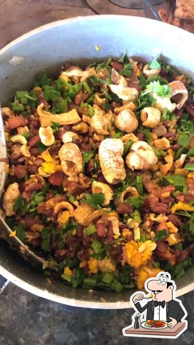 Comida em Pesque Pague do Zezé