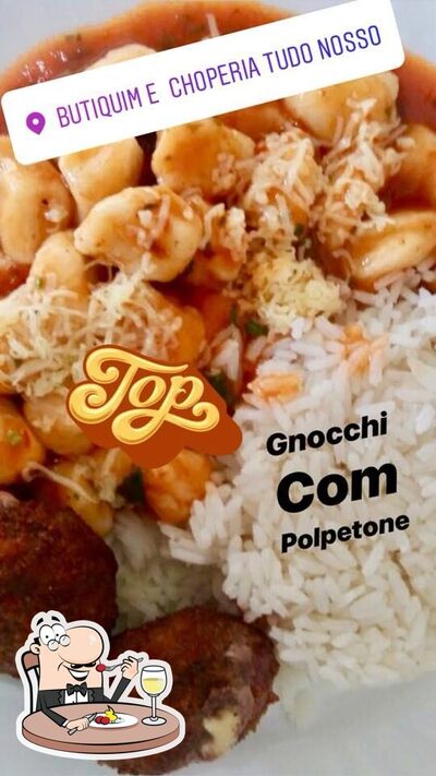 Comida em Butiquim E Choperia Tudo Nosso
