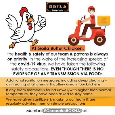 Here’s the advertisement of Goila Butter Chicken