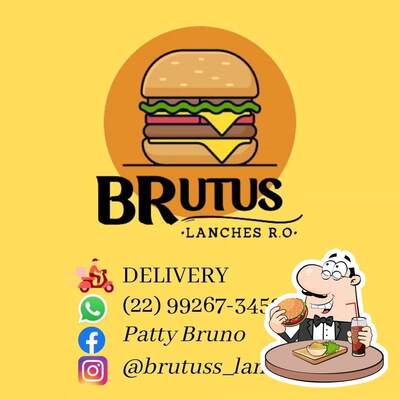 Deguste um dos hambúrgueres disponíveis no Brutuss_lanches
