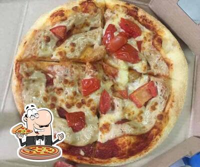 Try out pizza at Domino's Pizza