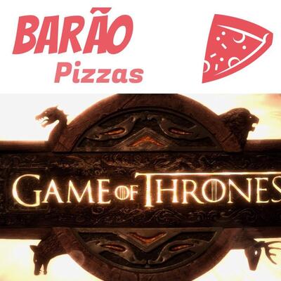 A representação visual da marca do Barão Pizzas