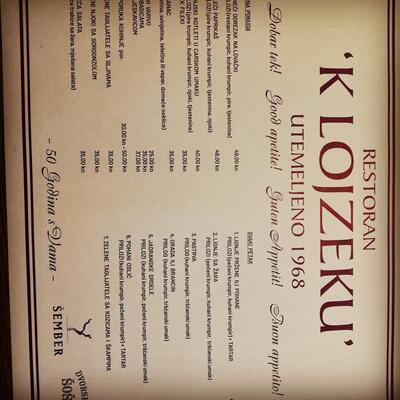 Restoran K Lojzeku