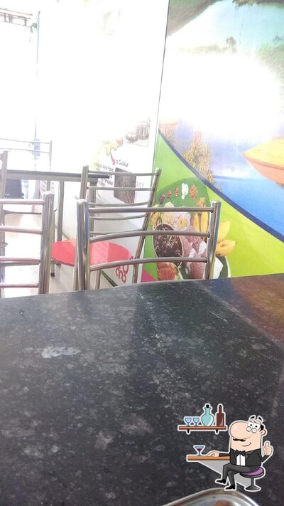 The interior of Sana Mess