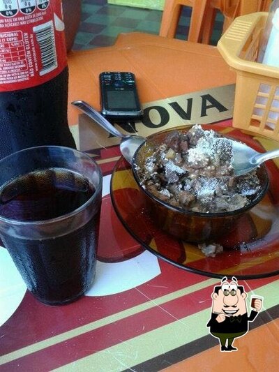 Você pode pedir uma bebida do menu