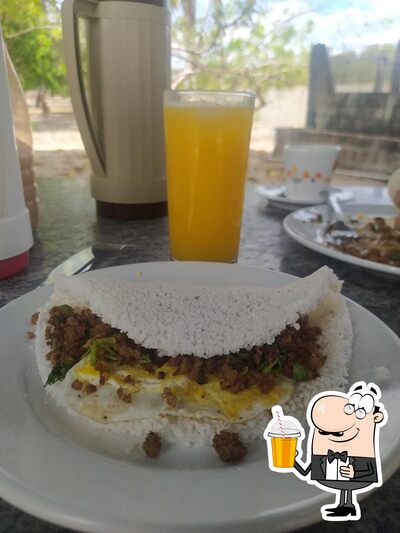 Você pode pedir uma bebida do menu