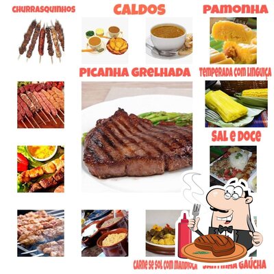 Restaurante Tempero Gaúcho oferece pratos de carne