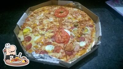 Escolha pizza no Steve Pizza Delivery
