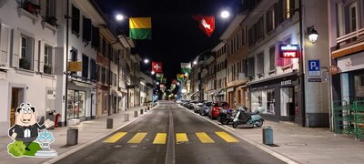 Gli esterni costituiscono una caratteristica importante di A la Baguette