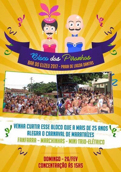 A publicidade apresenta informações sobre o Bar do Elizeu