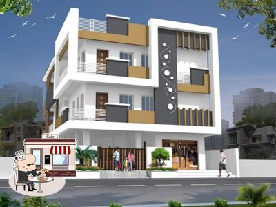Check out the exterior of Food Headquarters