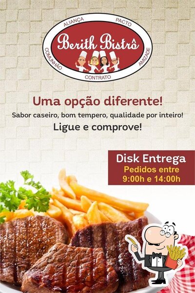 Experimente fritas no Bistrô Berith