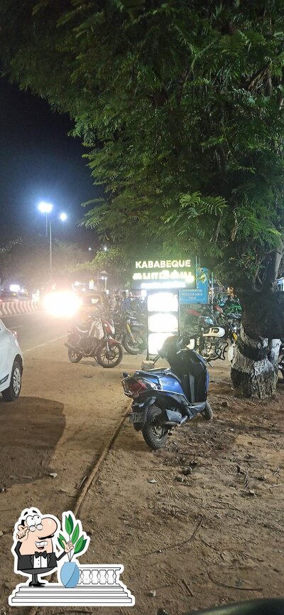 The exterior is an important feature of Kababeque Restaurant