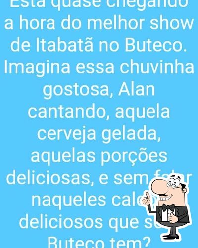 A publicidade mostra informações sobre o Buteco itabatan