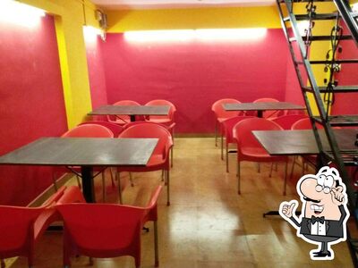 The interior of Akhtars Samosa Corner