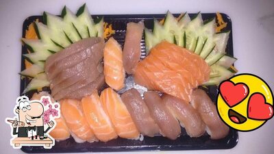 Sushi é um popular refeição originário do Japão